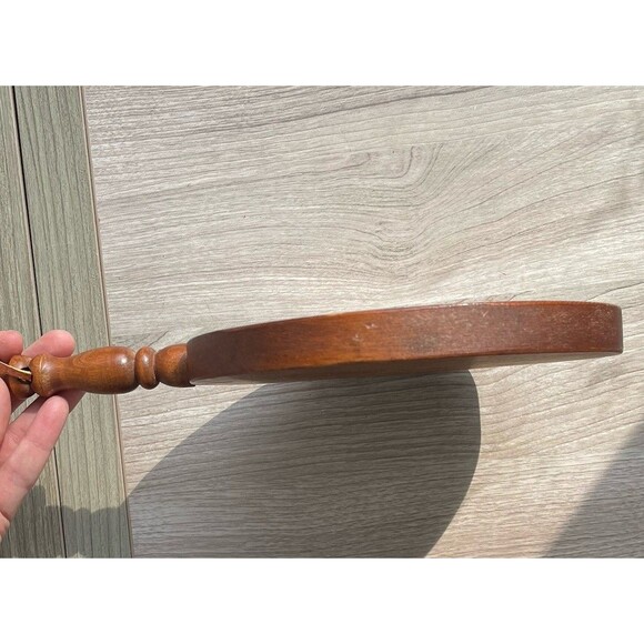 Wooden Trivet Ceramic Tile Insert with a Butterfly Motif Wall Decor - Picture 4 of 9